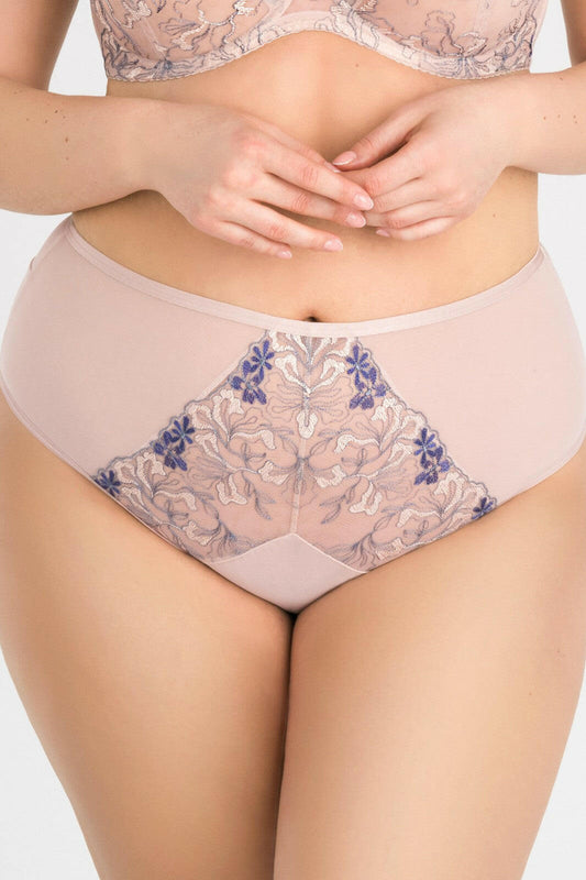 Slip donna in tulle elastico e pizzo - Flower Bomb - K 832 - Lullaby Lingerie