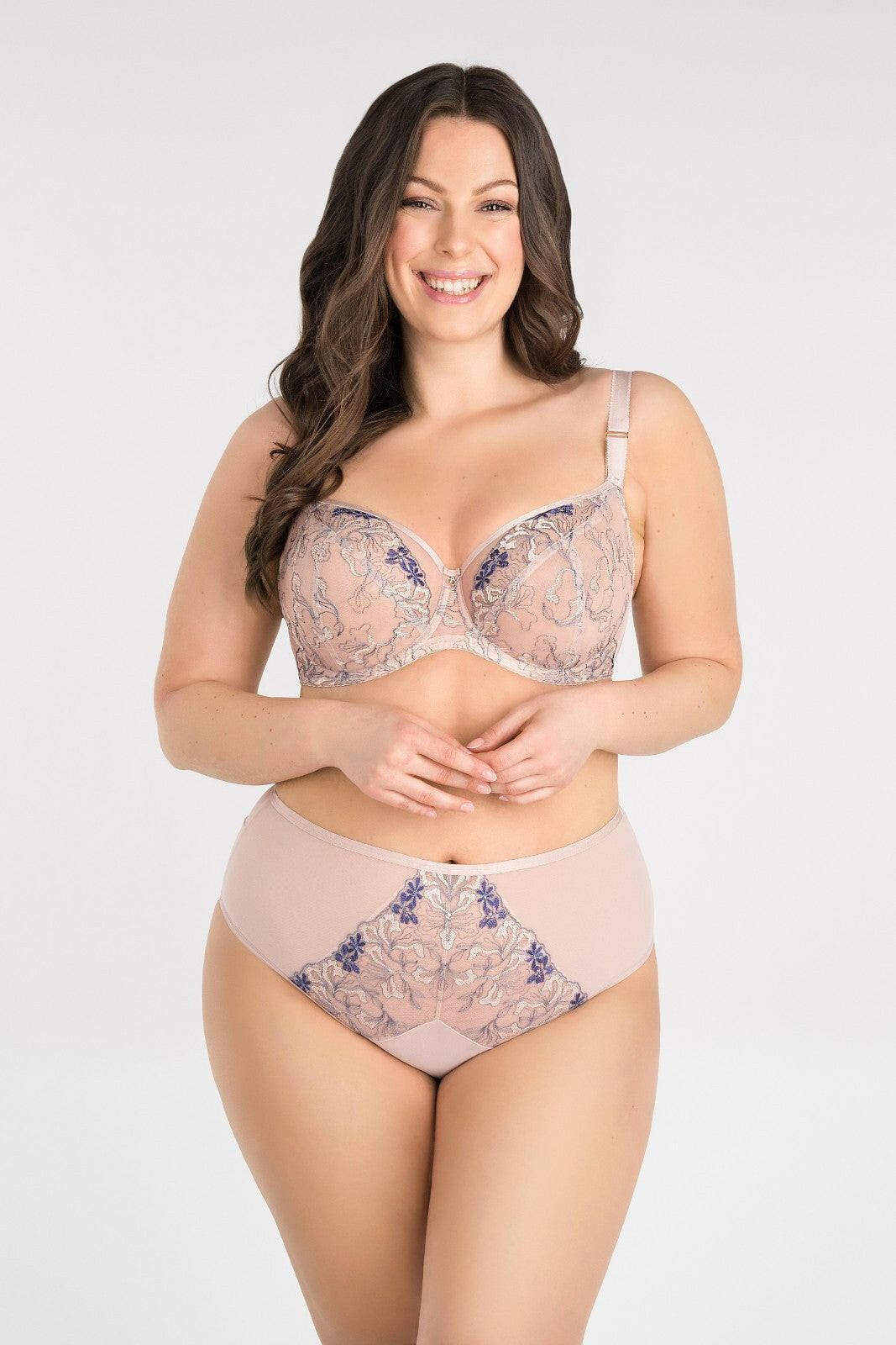 Slip donna in tulle elastico e pizzo - Flower Bomb - K 832 - Lullaby Lingerie