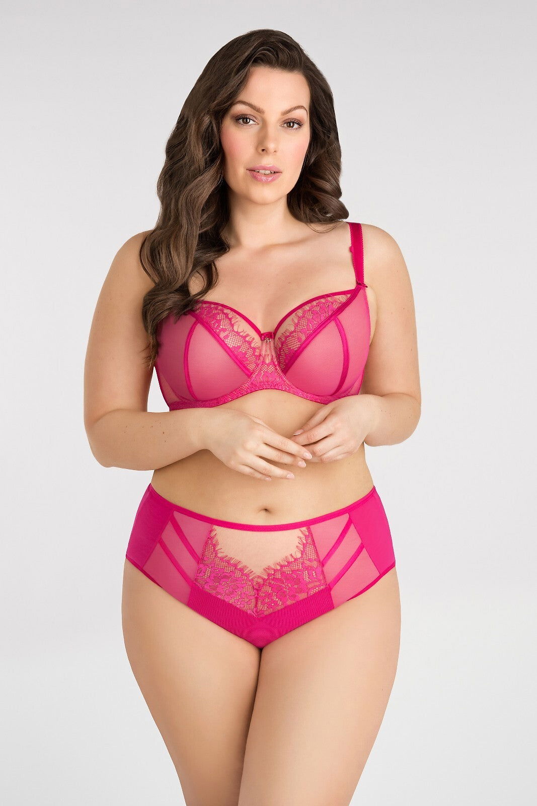 Slip donna vita alta - Paradise - Amaranto - K497/1 - Lullaby Lingerie