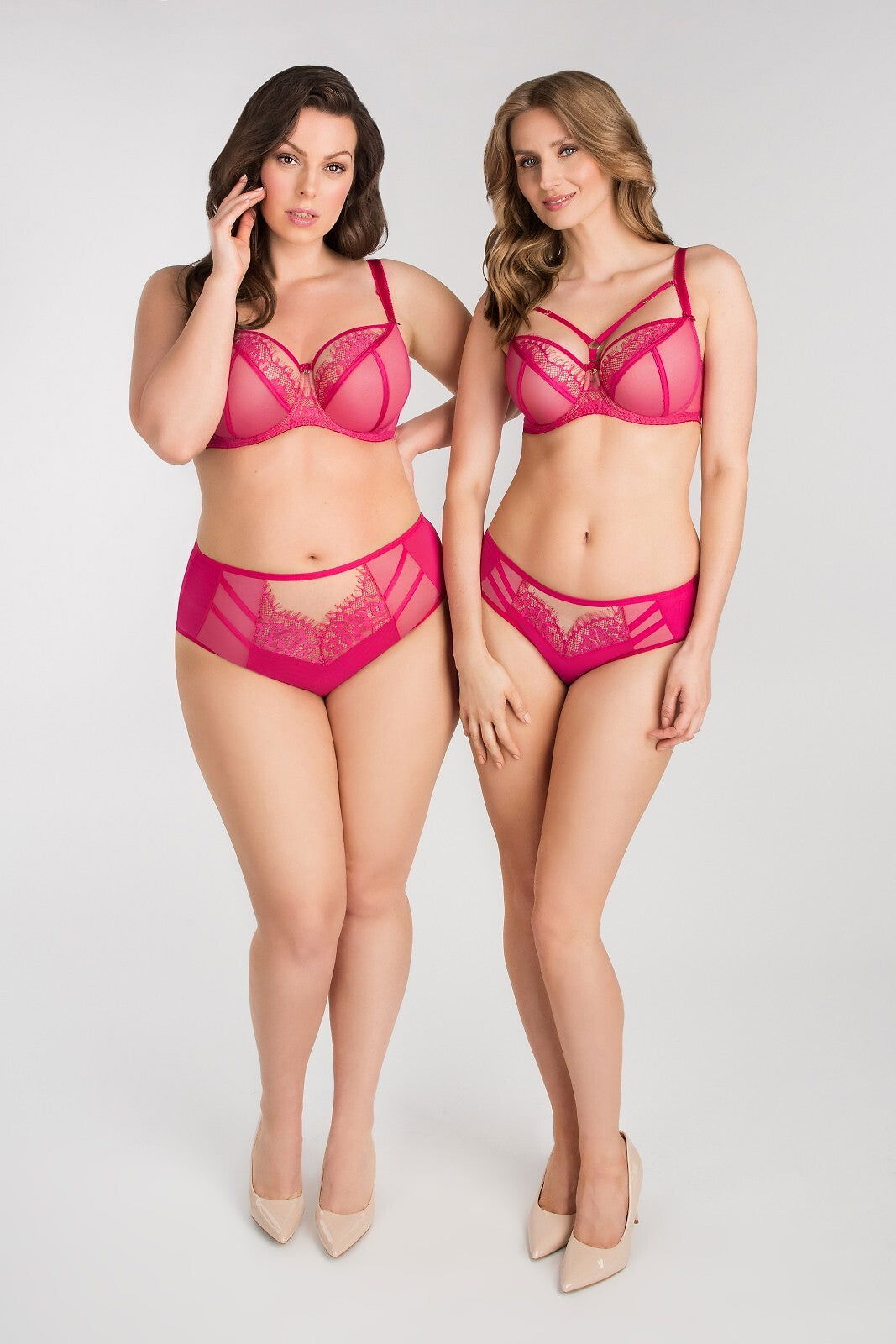 Slip donna vita alta - Paradise - Amaranto - K497/1 - Lullaby Lingerie