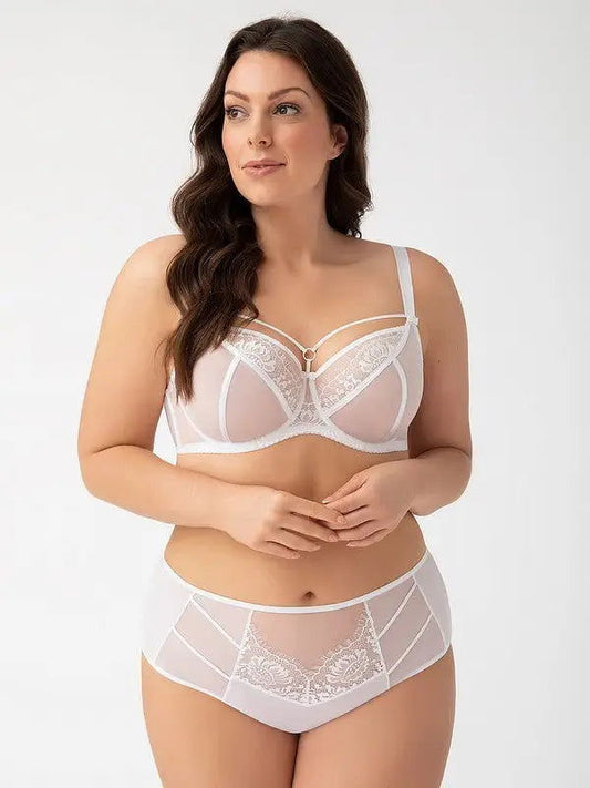 Slip donna vita alta - Paradise - Bianco - K497 - Lullaby Lingerie