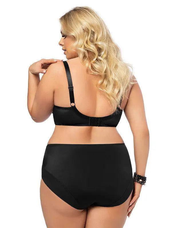 Slip donna vita alta - Paradise - Nero - K497 - Lullaby Lingerie
