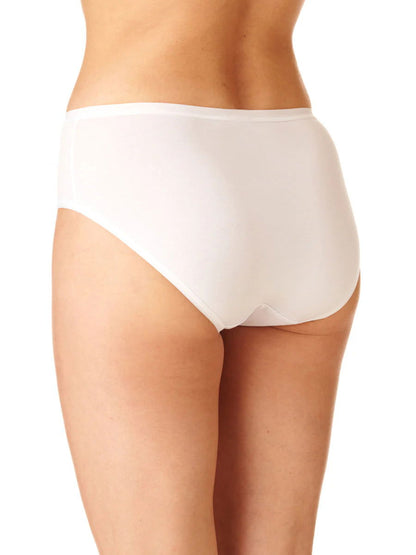 Slip midi da donna in cotone elasticizzato | Pack da due pezzi | Basic line | LPC 010 - Lullaby Lingerie