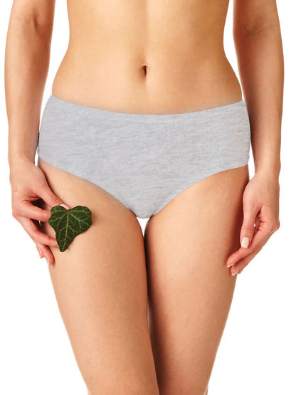 Slip midi da donna in cotone elasticizzato | Pack da due pezzi | Basic line | LPC 010 - Lullaby Lingerie