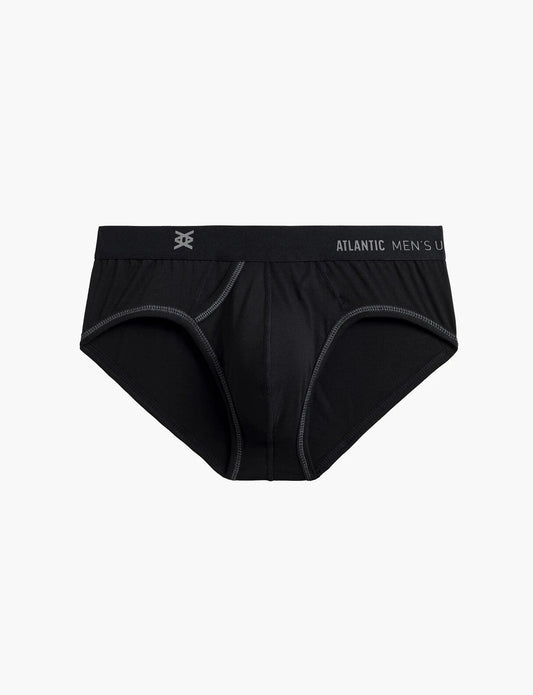 Slip uomo in cotone elasticizzato - MP-162 - Nero - Lullaby Lingerie