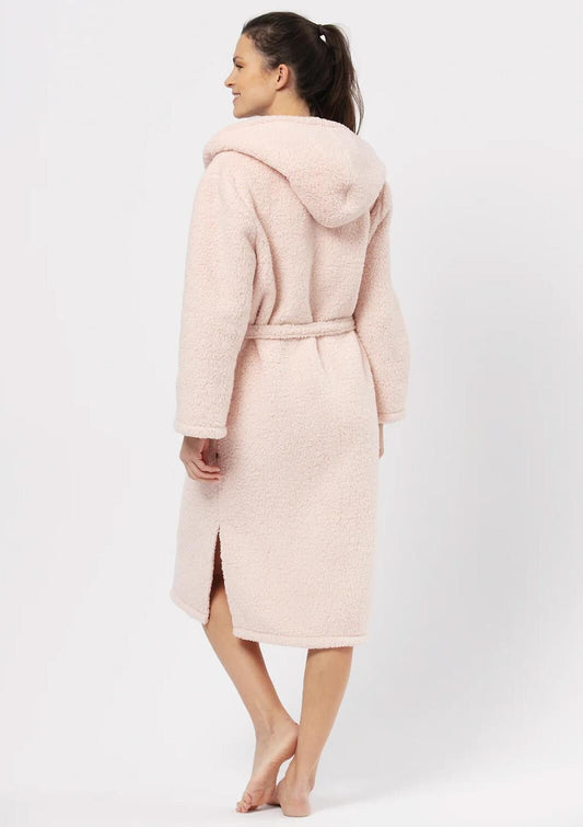 Vestaglia da camera da donna con cappuccio - ERICA - in tessuto soffice e morbido - Lullaby Lingerie