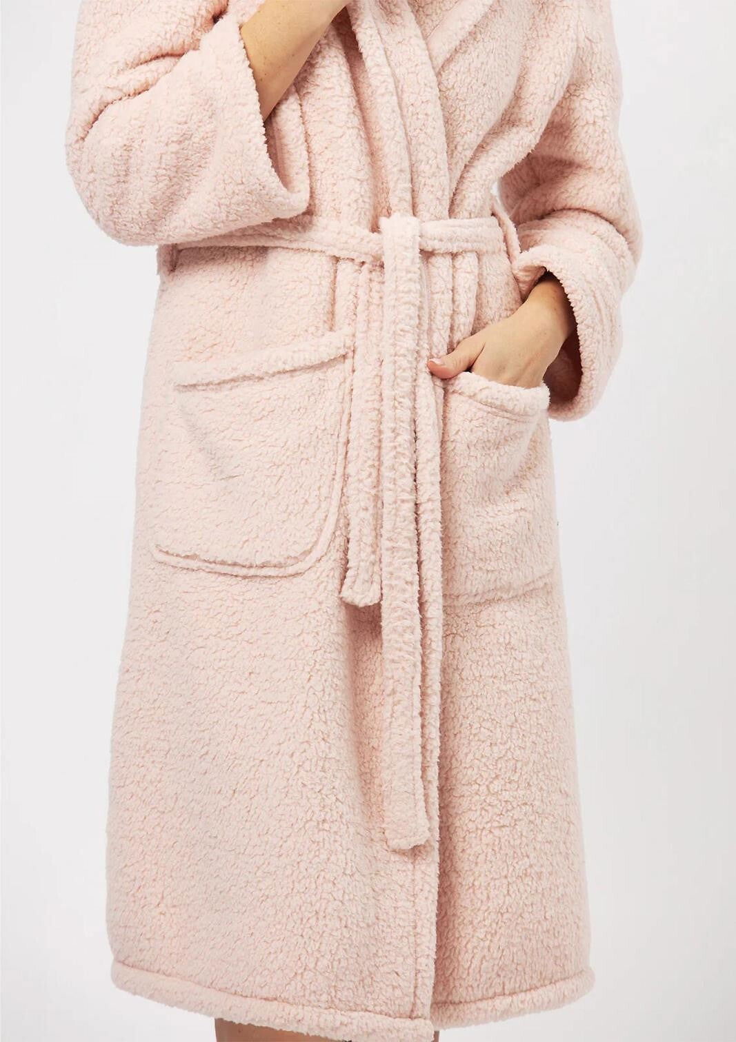 Vestaglia da camera da donna con cappuccio - ERICA - in tessuto soffice e morbido - Lullaby Lingerie