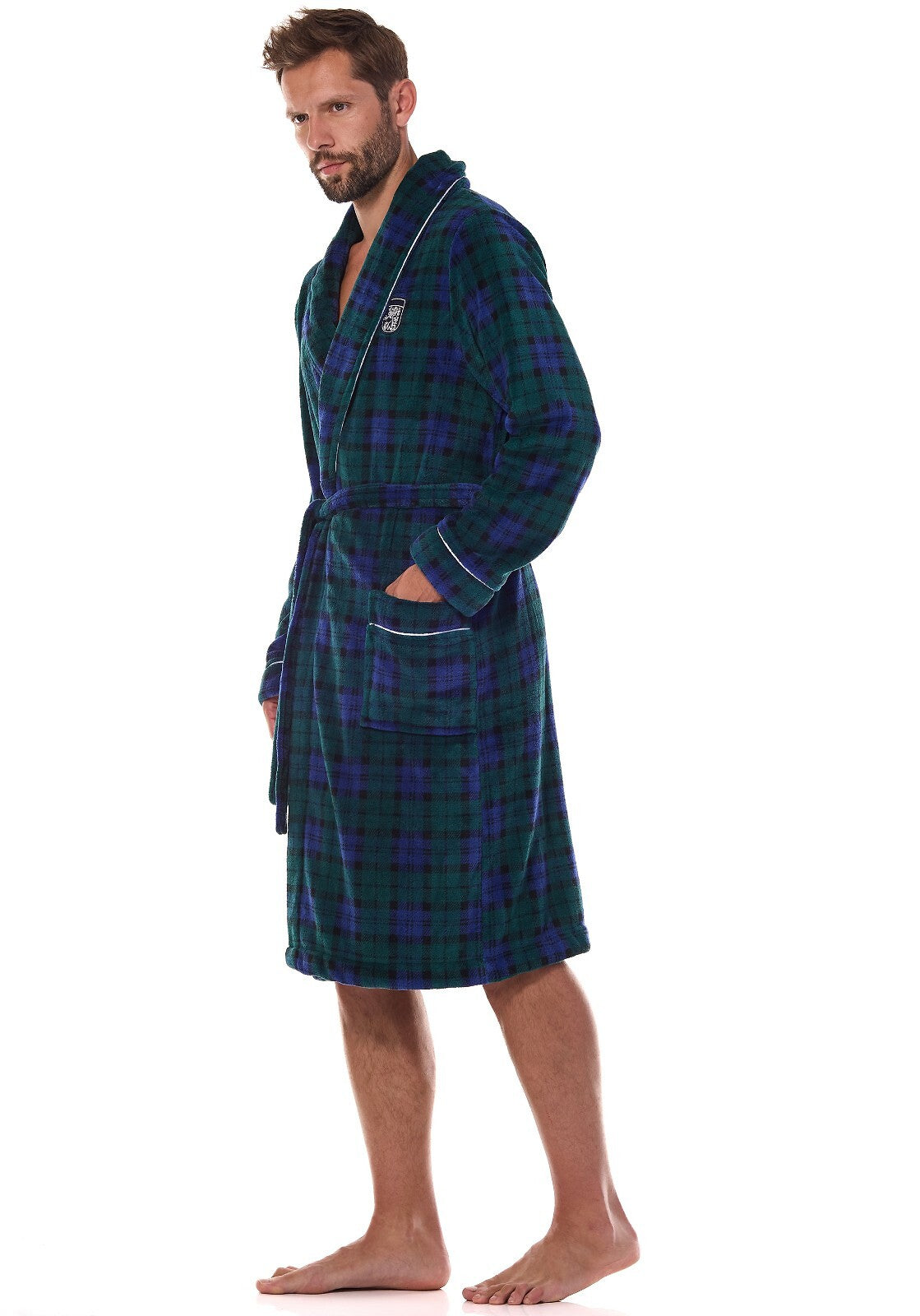 Vestaglia da camera da uomo in tessuto caldo invernale - Hero - Lullaby Lingerie