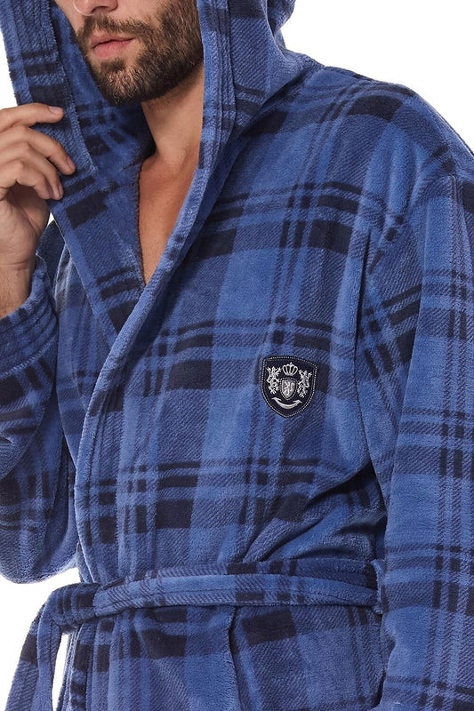 Vestaglia da camera scozzese da uomo - Pedro - Lullaby Lingerie