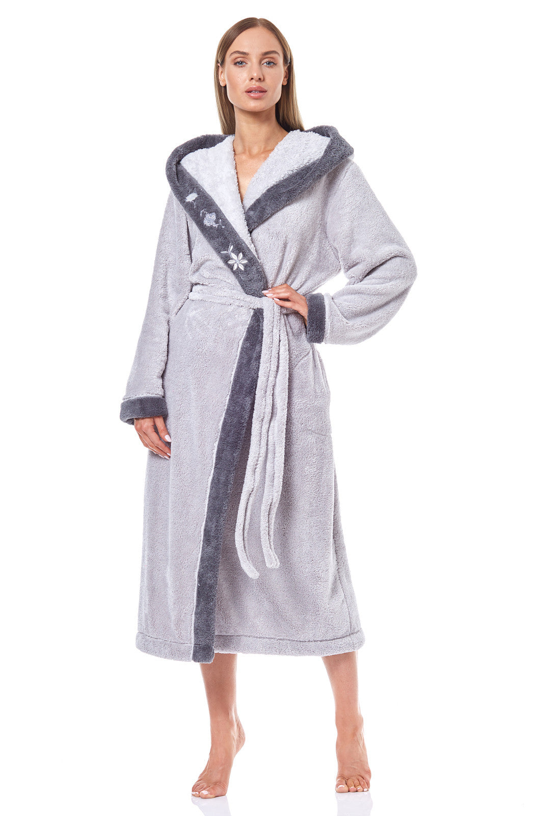 Vestaglia da donna in morbido e caldo tessuto - Hft - Lullaby Lingerie