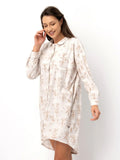 Abito a camicia con stampa floreale | lnd 567