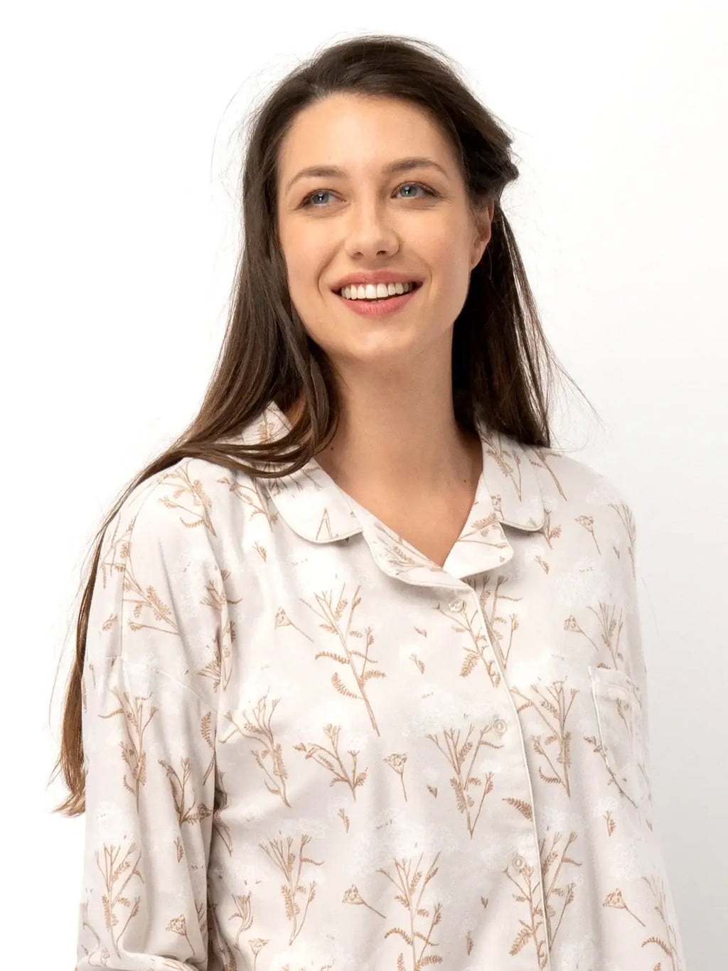 Abito a camicia con stampa floreale | lnd 567