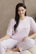 3540 - adria - pigiama donna in 100% cotone – t-shirt