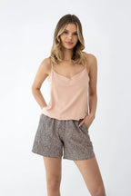 Alessa | pigiama estivo donna in bamboo e cotone – top