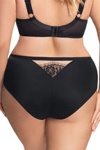 Alicante - slip da donna a vita media in microfibra e pizzo