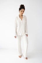 Amani | pigiama donna in viscosa premium – taglio a camicia