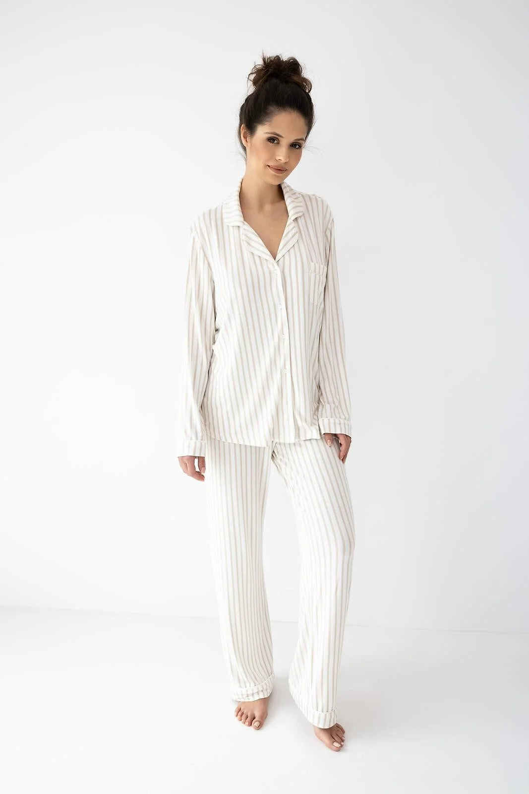 Amani | pigiama donna in viscosa premium – taglio a camicia