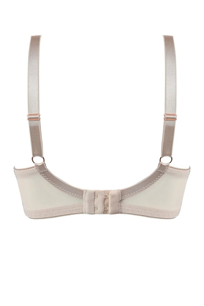 Amelia | bralette in pizzo plus sizes - beige