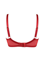 Amelia | reggiseno push up in pizzo - rosso