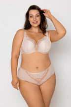 Amelia | reggiseno semi soft in pizzo - beige