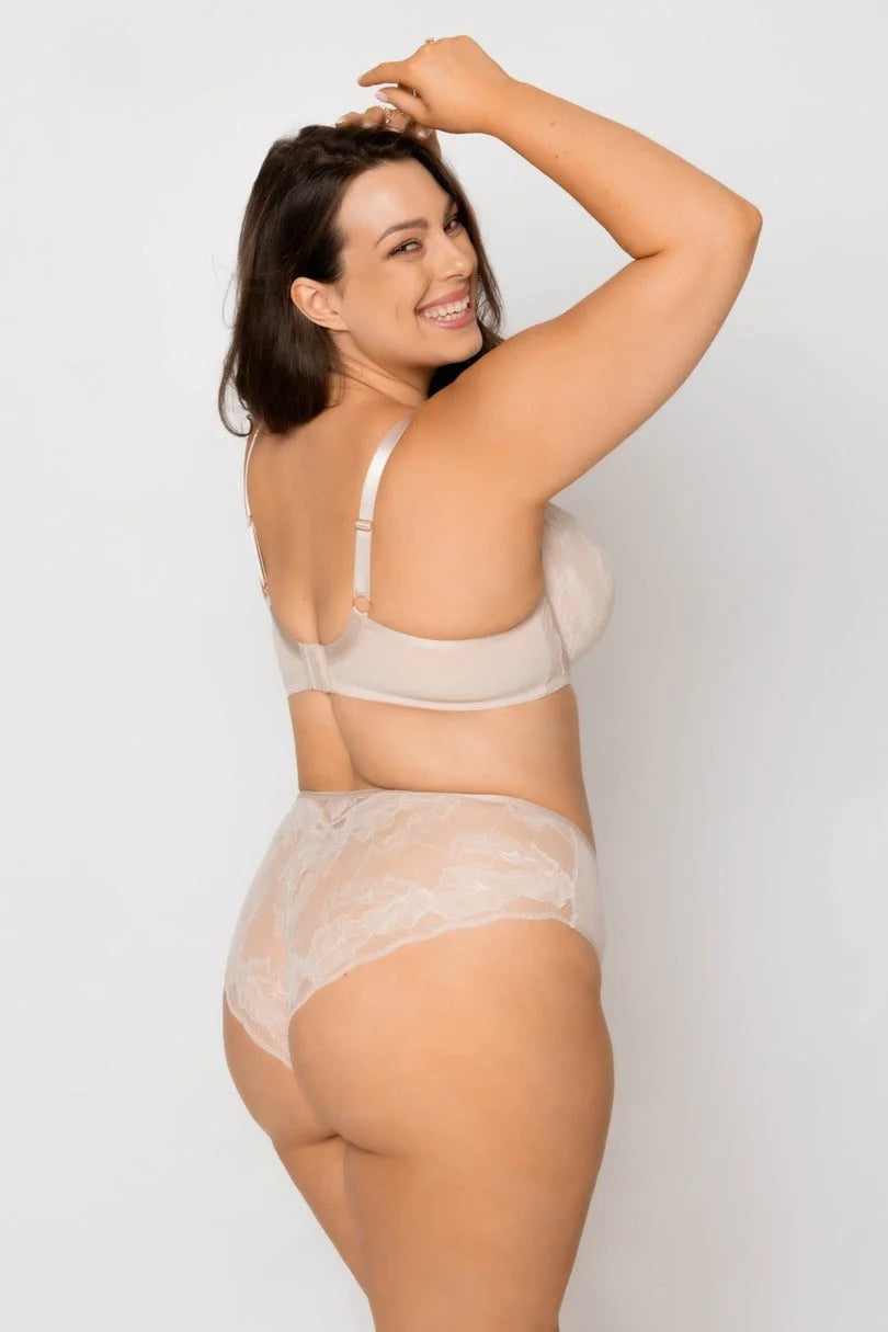 Amelia | reggiseno soft in pizzo - beige