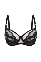 Amelia | reggiseno soft in pizzo - nero