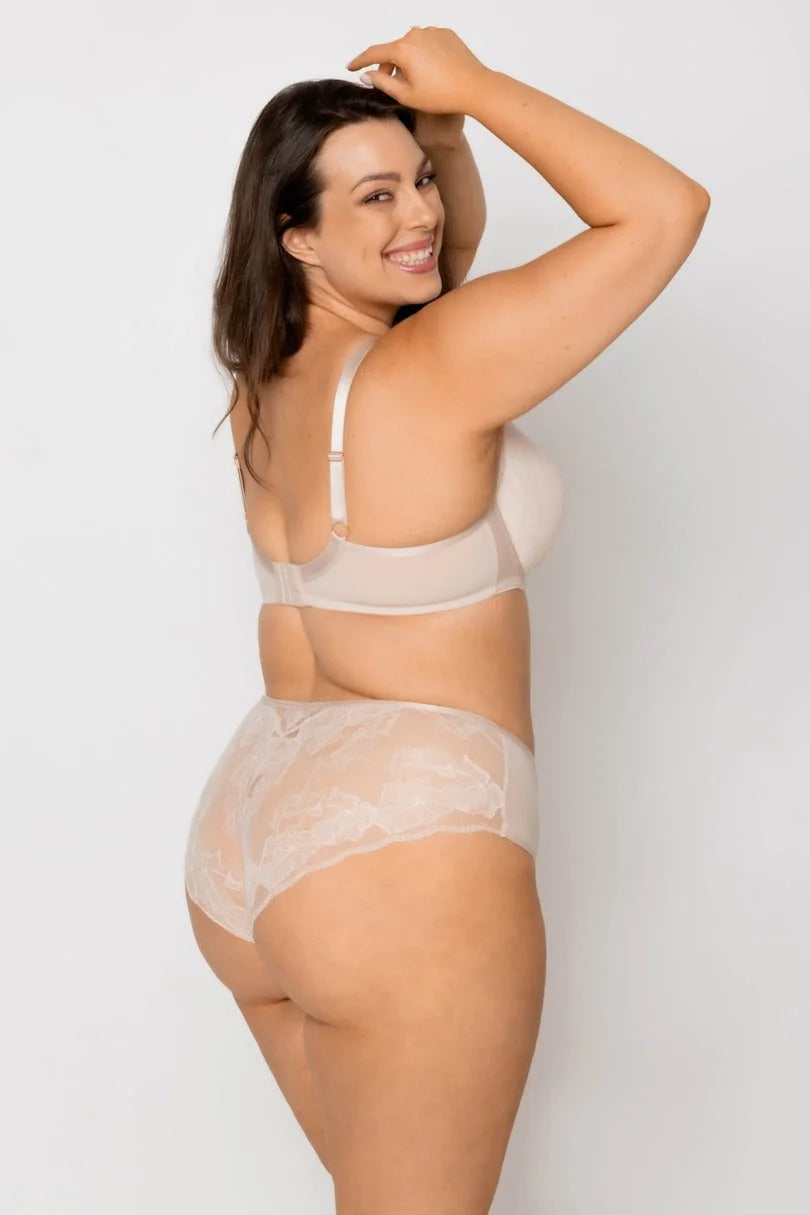 Amelia | slip da donna in pizzo - beige