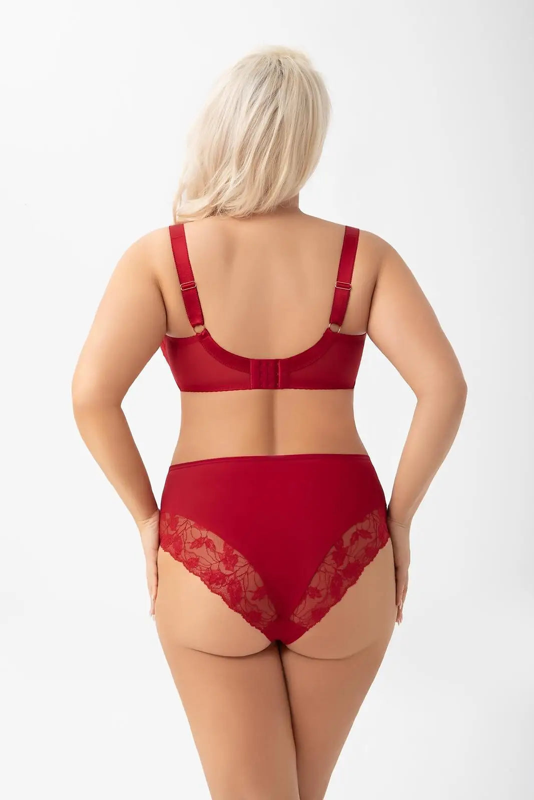 Amira | slip donna a vita alta in tulle e pizzo floreale