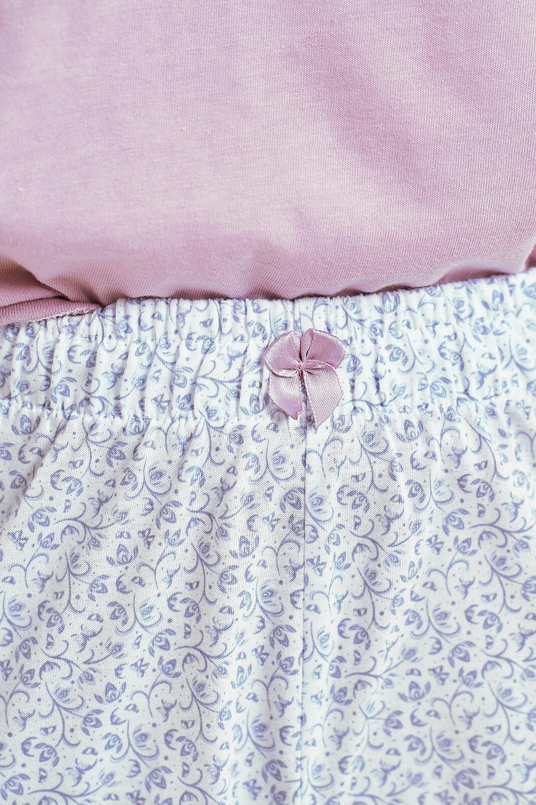 Andrea | pigiama da donna in cotone con maniche 7/8