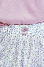 Andrea | pigiama da donna in cotone con maniche 7/8