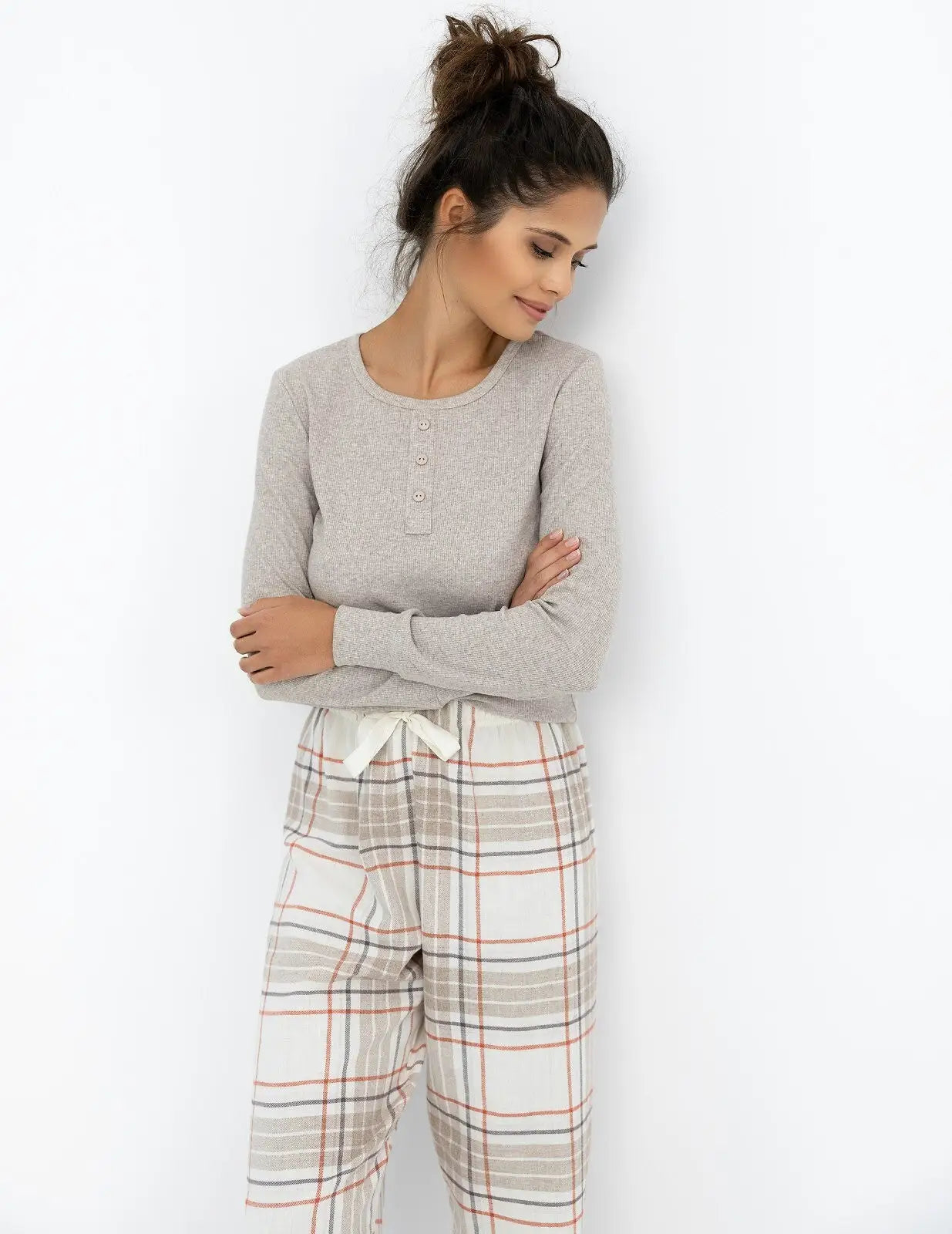 Angelina | pigiama donna in cotone e flanella