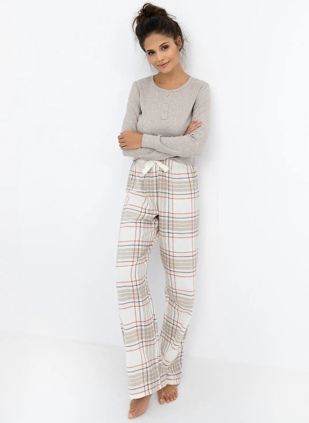 Angelina | pigiama donna in cotone e flanella