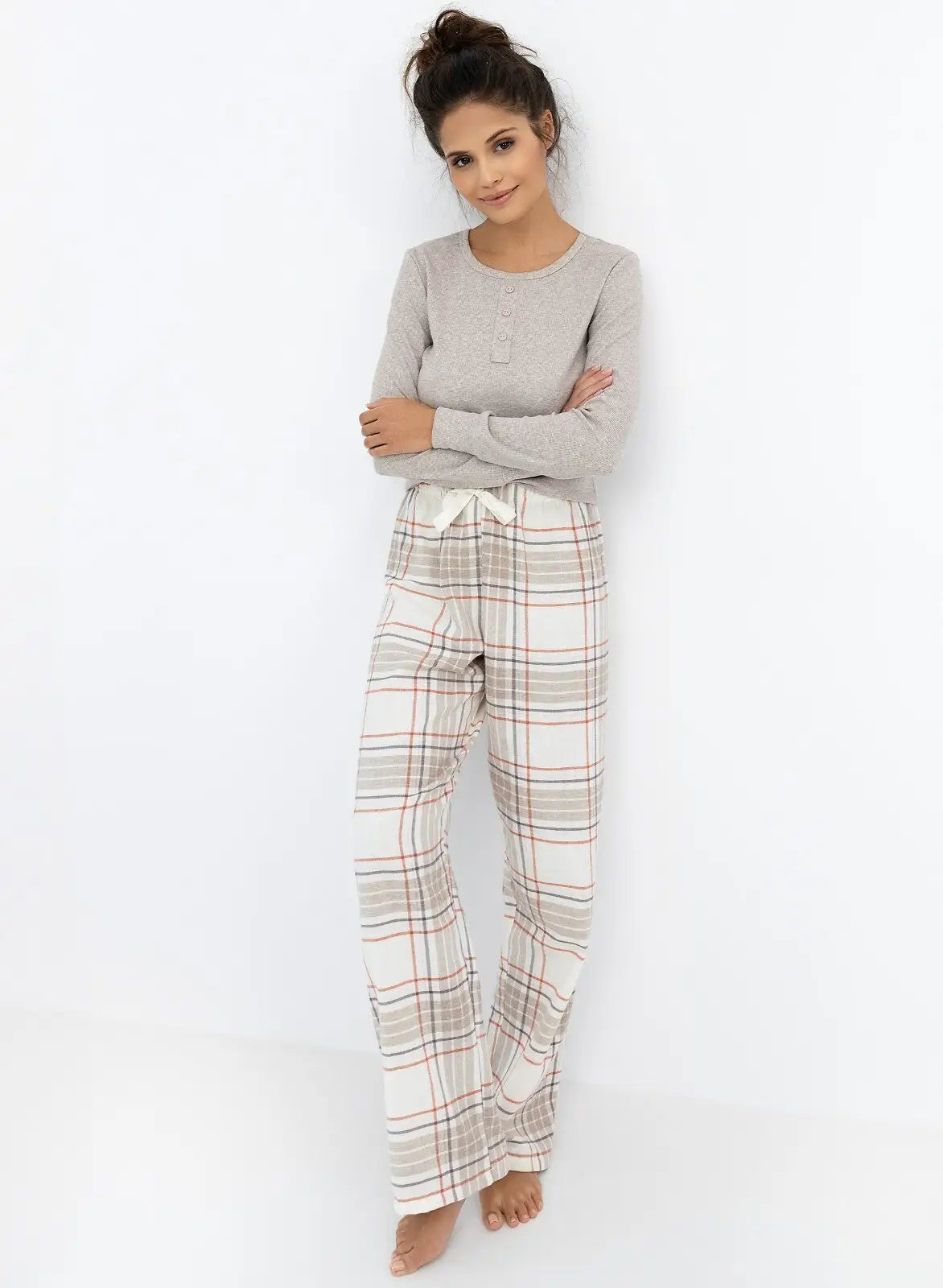 Angelina | pigiama donna in cotone e flanella