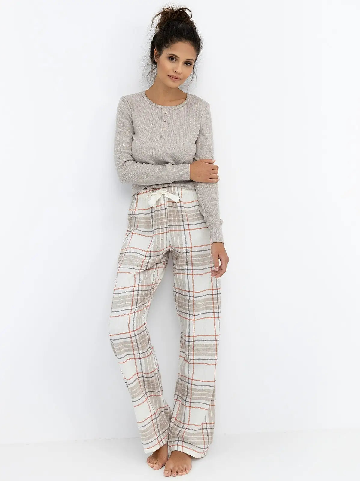 Angelina | pigiama donna in cotone e flanella