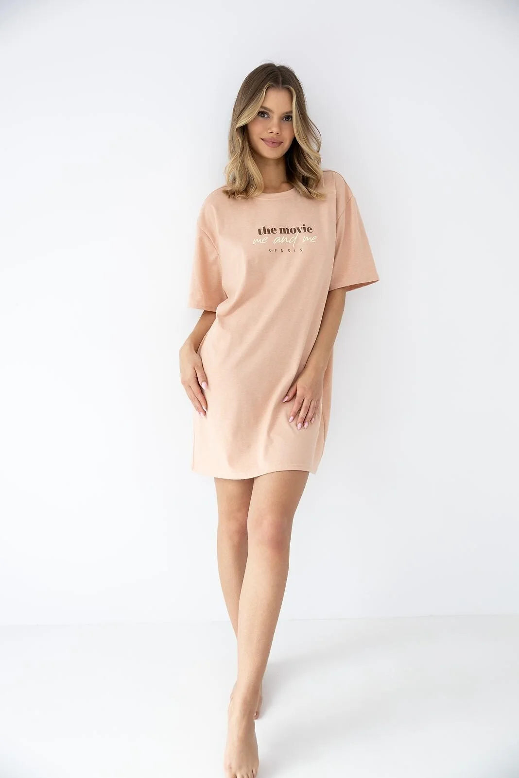 Anika | camicia da notte corta in cotone
