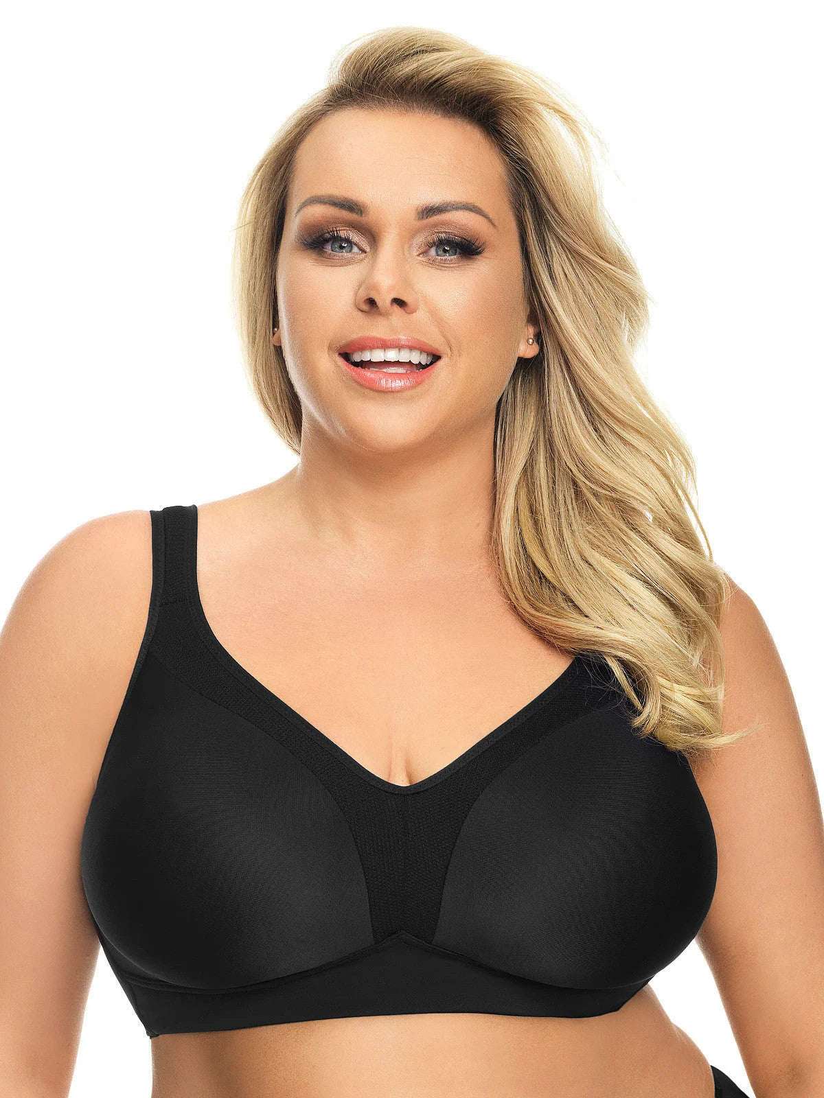 Anya - k422 - nero - reggiseno senza ferretto ad elevato