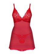 Babydoll chilisa rosso con perizoma | chilisa