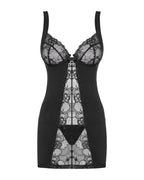 Babydoll intimo romantico con pizzo e dettagli femminili