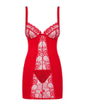 Babydoll intimo romantico con pizzo e dettagli femminili
