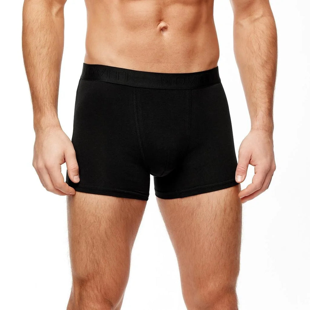Bb005m - boxer da uomo in cotone elasticizzato liscio