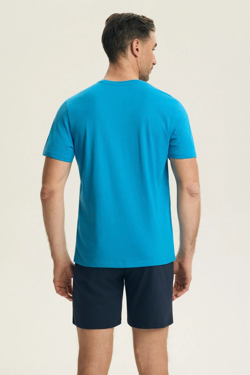 Bey - pigiama uomo corto in 100% cotone - 44510