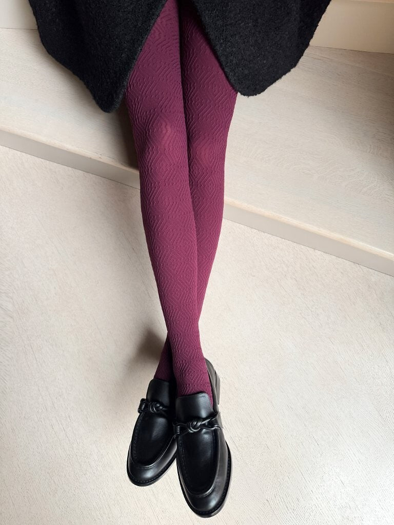 Bocarini | collant 60 den in microfibra | fantasia a rombi