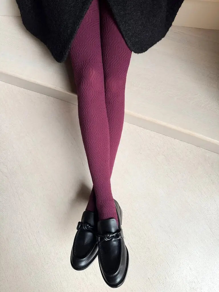 Bocarini | collant 60 den in microfibra | fantasia a rombi