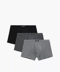 3bmh-007 - grigio - boxer da uomo in cotone melange