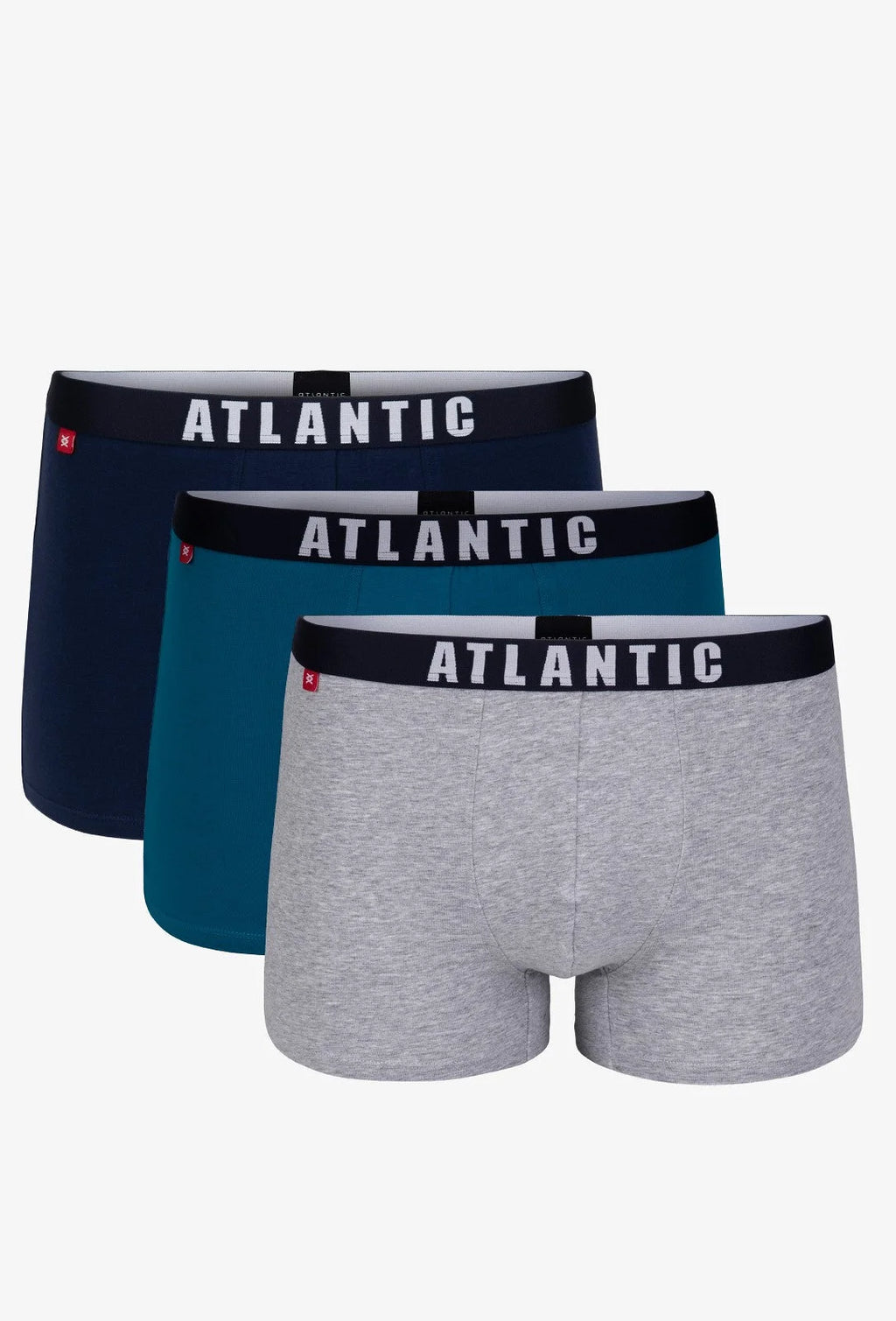 Bokserki atlantic 3bmh-011 a’3 m-2xl biały