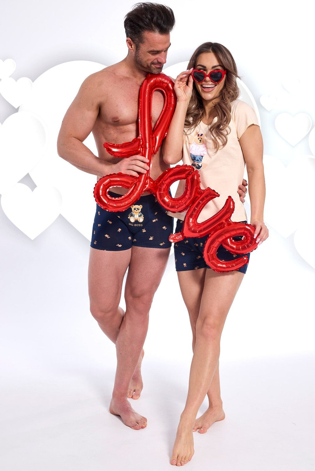 Boxer in cotone elasticizzato di alta qualità - tattoo