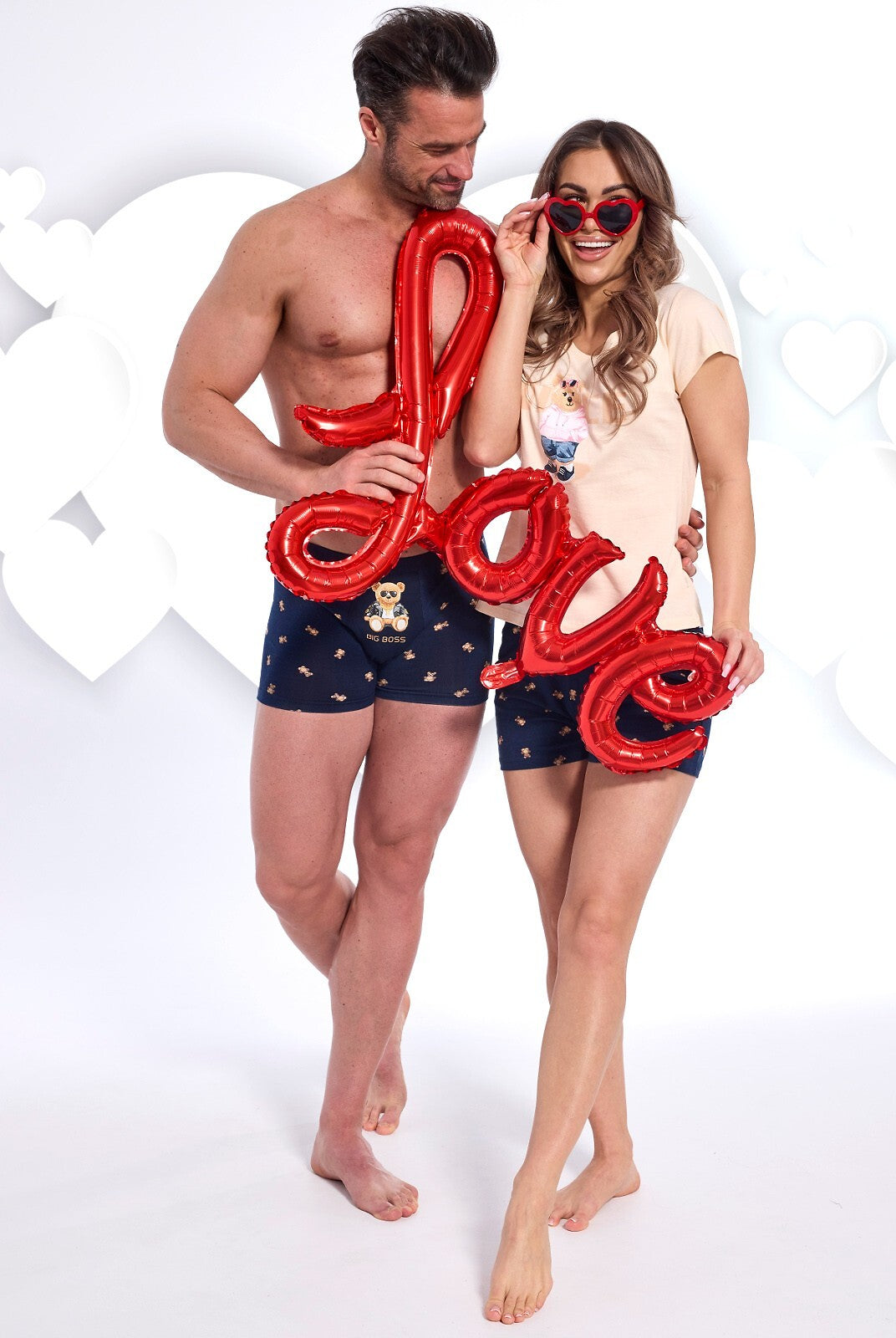 Boxer in cotone elasticizzato di alta qualità - tattoo