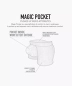 Boxer magic pocket – effetto push-up e comfort impeccabile