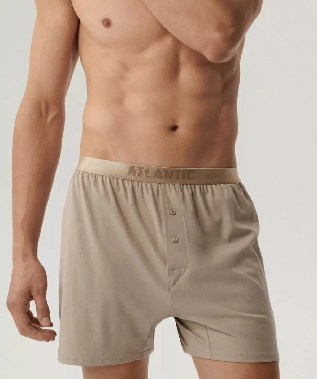 Boxer morbidi da uomo in cotone e modal - pack due pezzi