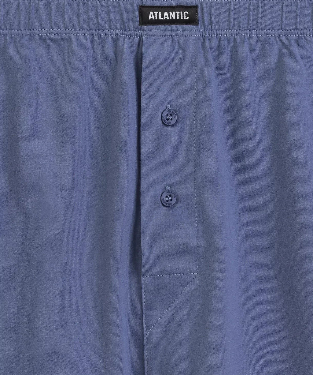 Boxer morbido con bottoni in 100% cotone - pack da 2 pezzi